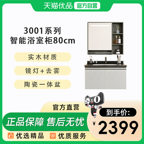 希箭卫浴3001莫迪卡陶瓷盆浴室柜