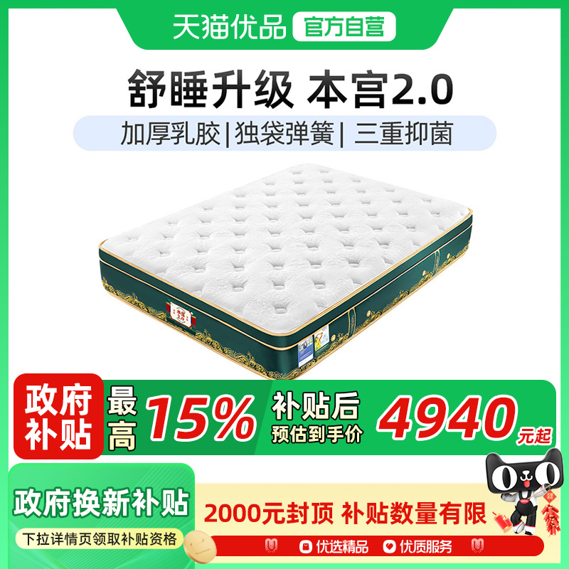 乳胶独袋弹簧天然椰棕