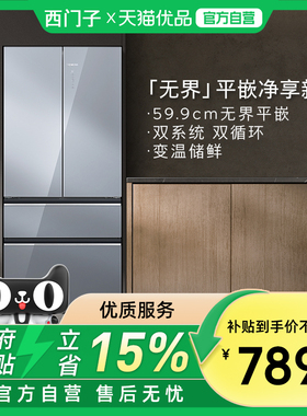 【精品】SIEMENS/西门子504L无界平嵌法式多门冰箱KF88BVA61C