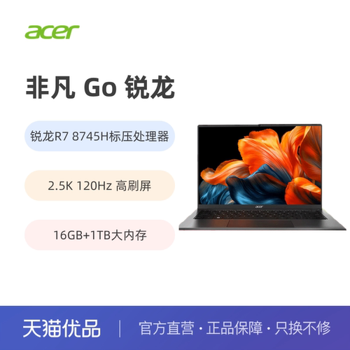 锐龙7 8745H标压;2.2K高分辨率;硬盘可扩展