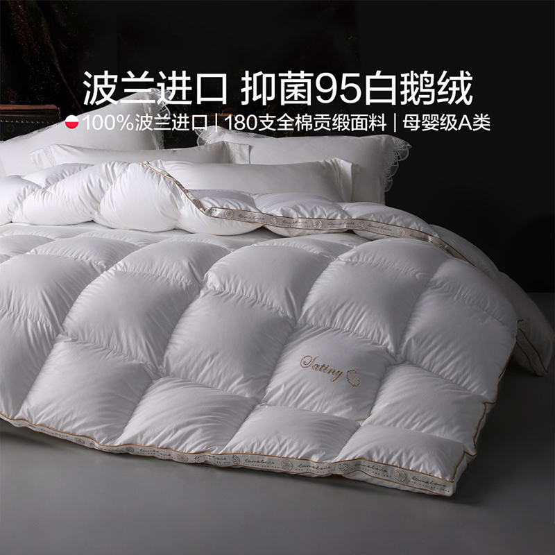 Beyond Home Textile/博洋家纺100支全棉波兰进口95白鹅绒冬被