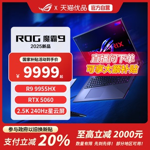 锐龙9 ROG魔霸9 16英寸高刷高性能电竞游戏本笔记本学生电脑 国家补贴