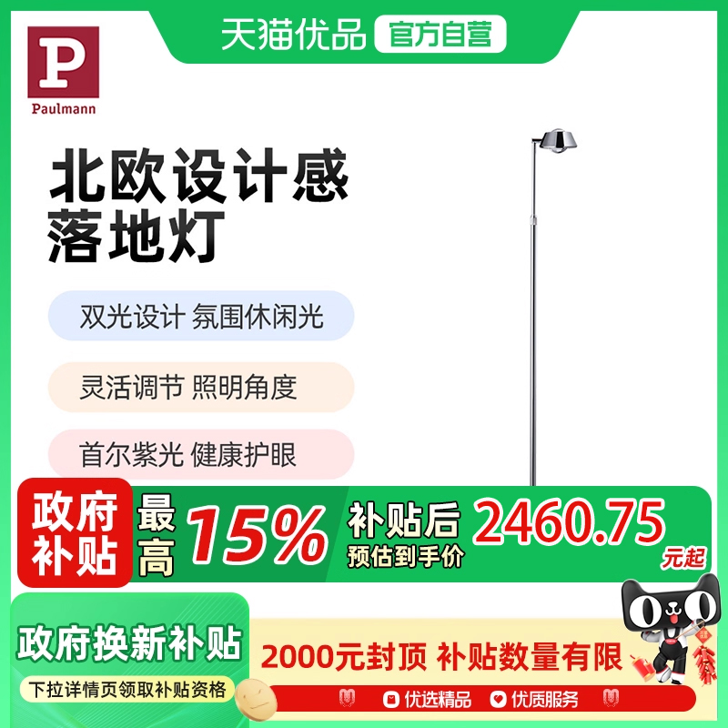 德国柏曼氛围感落地灯轻奢高级感