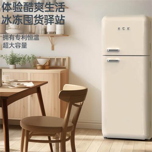 HCK哈士奇时尚高颜值家用小冰箱