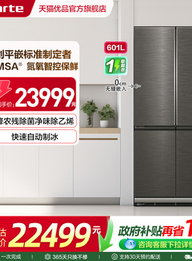 Casarte/卡萨帝 BCD-601WGCTDA4DLU1灰 冰箱