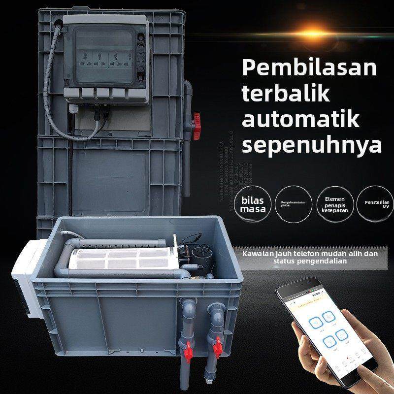 锦鲤鱼池不锈钢转鼓微粒机反冲洗前置过滤器智能全自动循环水系统,宠物/宠物食品及用品,过滤设备,淘宝优惠券,粉丝福利购,淘宝优惠卷