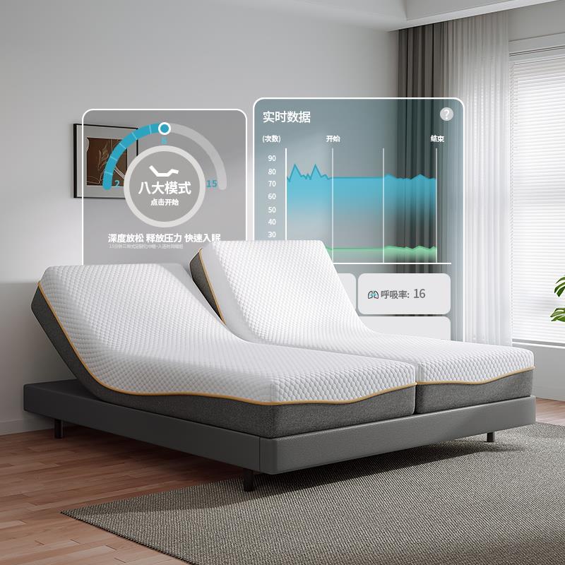 智能零重力电动床垫1.8M德国双电机 升降按摩双人床佛山制造助起