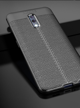 适用于OPPOreno手机壳reno1保护套reon硅胶软壳第一代全包边rneo防摔ron皮纹0pp0男款外壳黑色磨砂