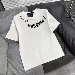 高克数重磅美式高街短袖男女半袖夏季潮牌纯棉情侣款t恤体恤上衣