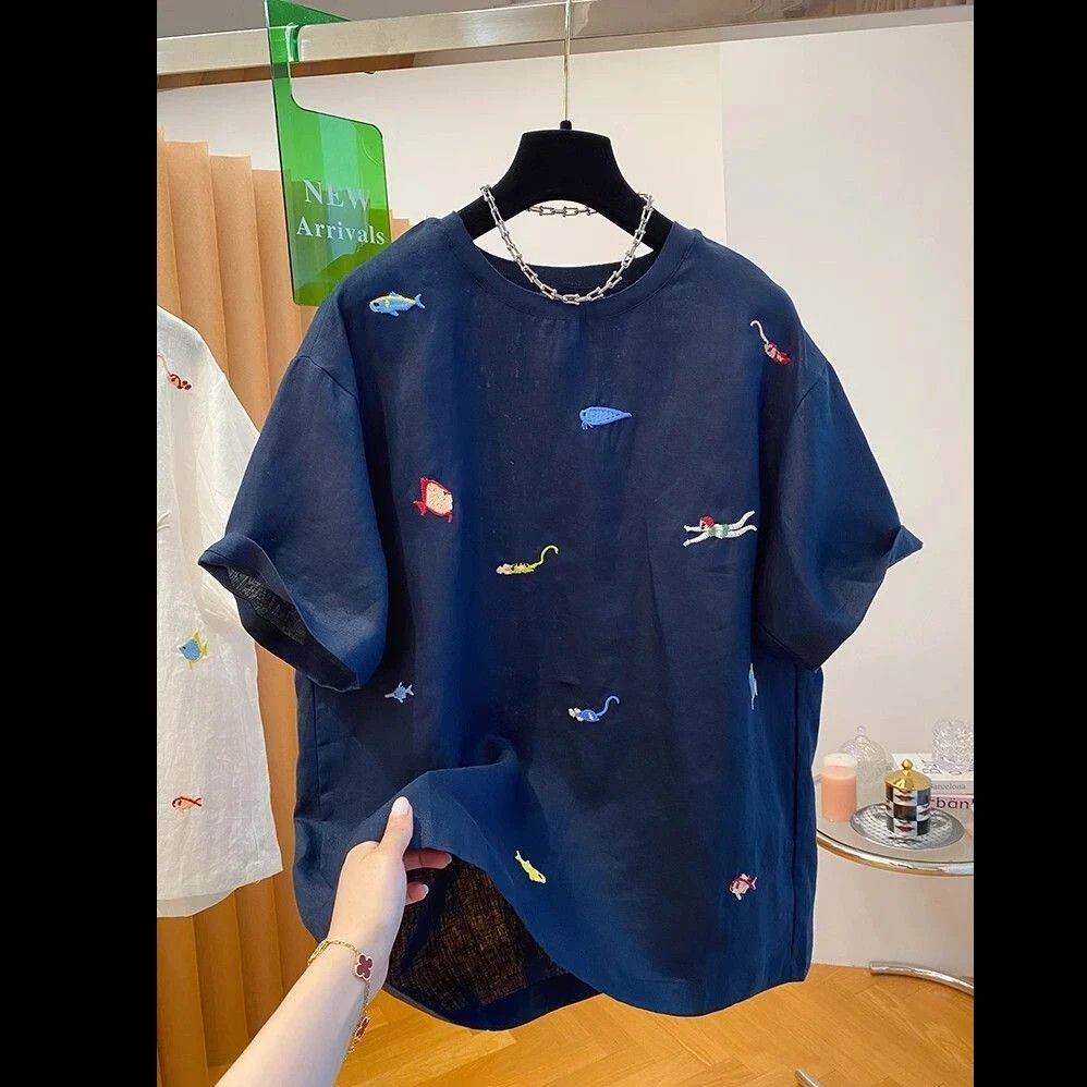 短袖T恤男纯棉印花百搭夏季痞帅休闲套装时尚潮流美式男士上衣男T