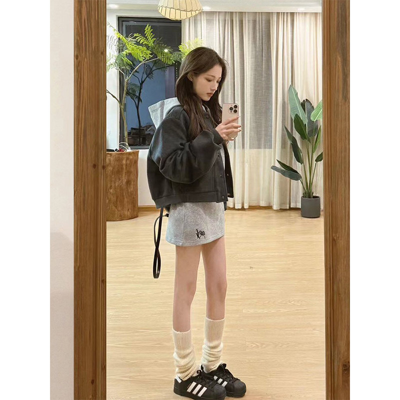 棒球服短款正肩外套女款早春季韩系穿搭夹克美式上衣2026新款套装