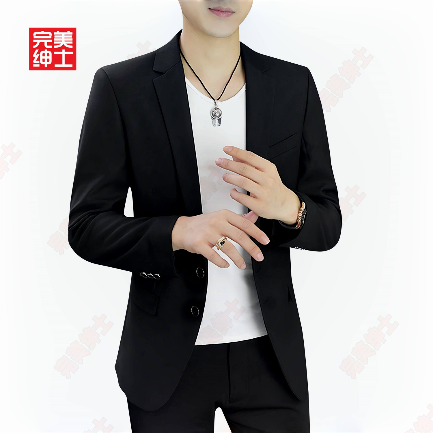 西装外套男士正装职业装套装商务办公制服新婚礼服伴郎春秋季大码