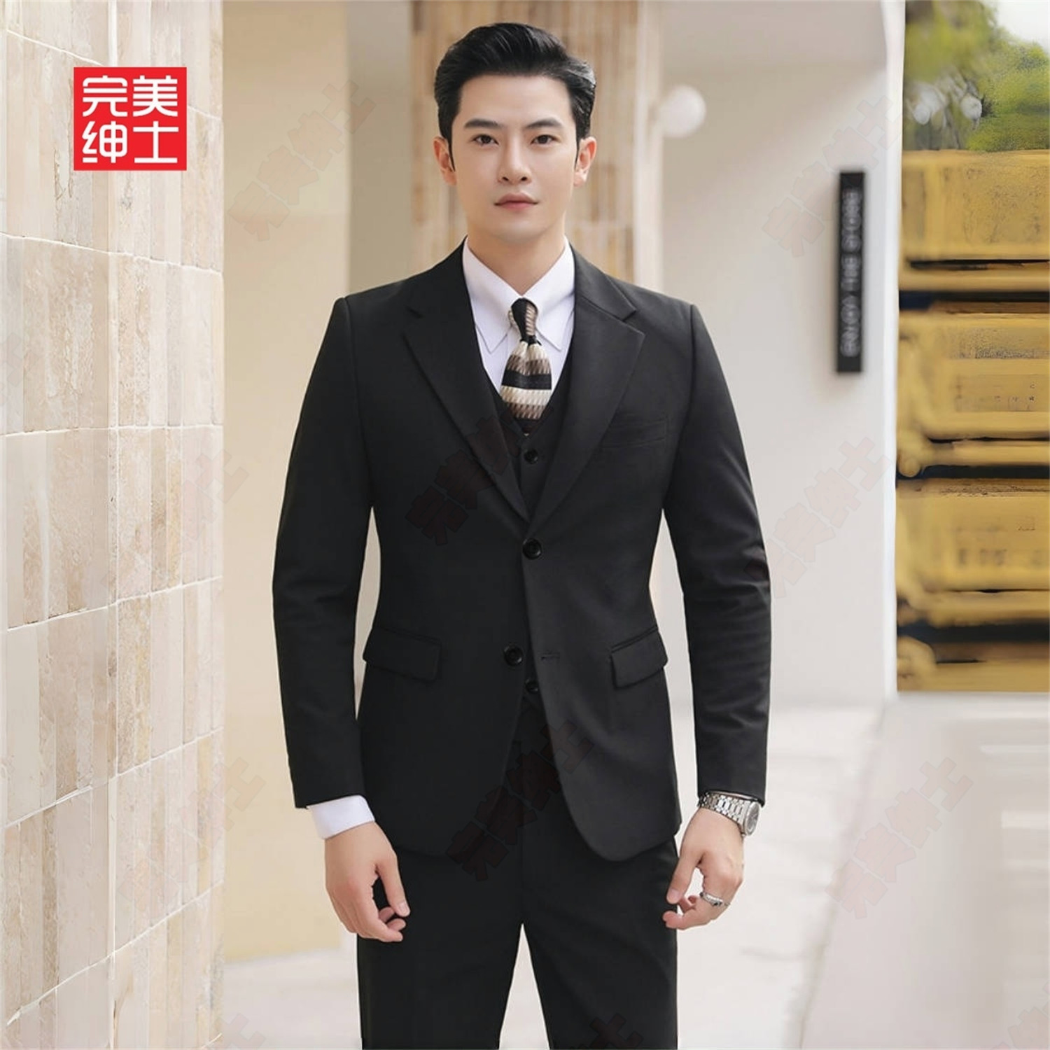 西装外套男士正装职业装大码套装商务办公制服新婚礼服伴郎春秋季