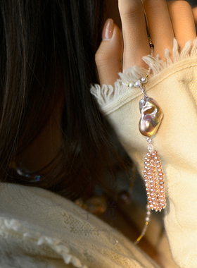 半觉人鱼的晚礼裙流苏万能扣