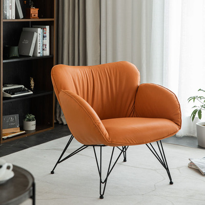 极速现代简约办i公会客单人沙发咖啡酒店售楼部休闲区接待洽谈桌