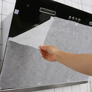 极速雷光家用抽油烟机过滤网吸A油纸棉防油罩瓦斯炉挡防油贴纸耐