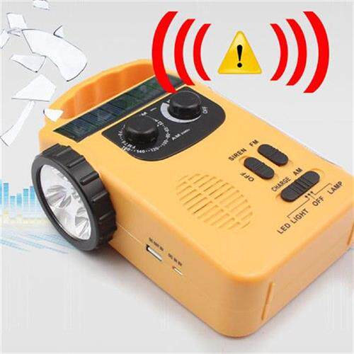 新品Emergency Weather tRadio Receiver Rechargeable 1200mAh