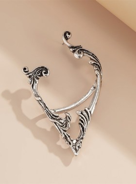 极速Punk Fairy Ear Cuff Earrying Dark Elf Ear Clip No Pierci