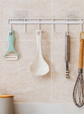 极速6 Hooks Kitchen Strong Sticky Hook No PunchinUg Hook Wal