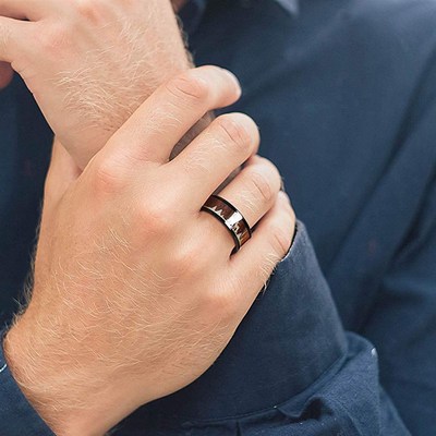 极速2021 Fashion 8mm Men Bvlack Tungsten Wild Life Hunting R