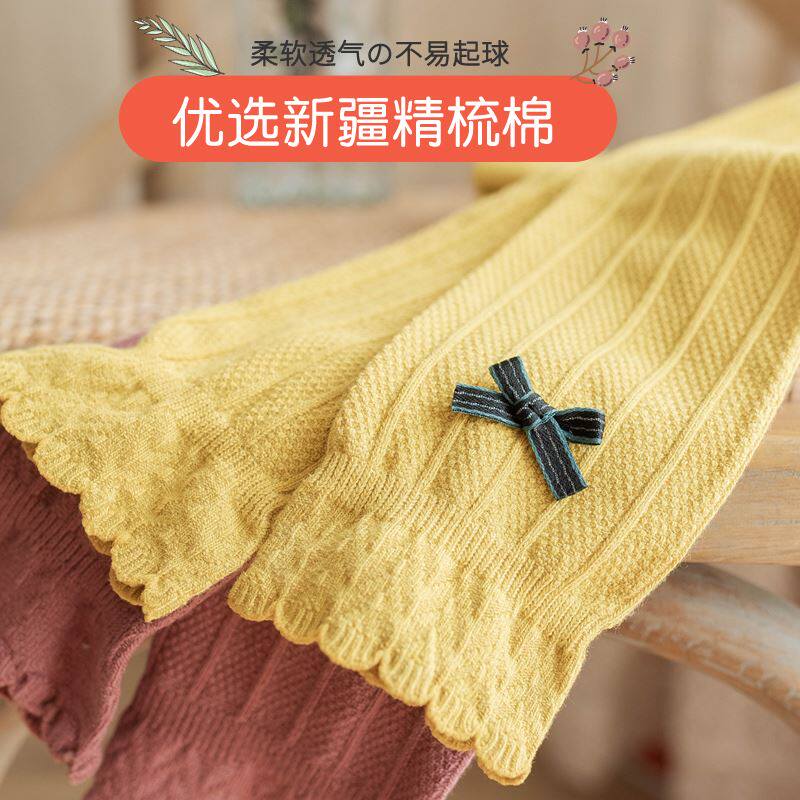 极速女童打底裤春秋季薄款外穿儿童宝宝白色纯棉小童春.夏裤子外