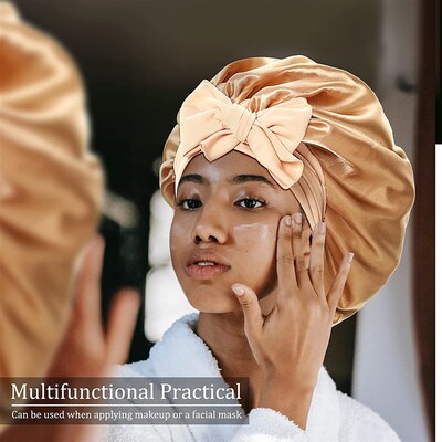 极速.Leeons Silk Sleeping Cap Night Hat Head ver BonneYt Sat