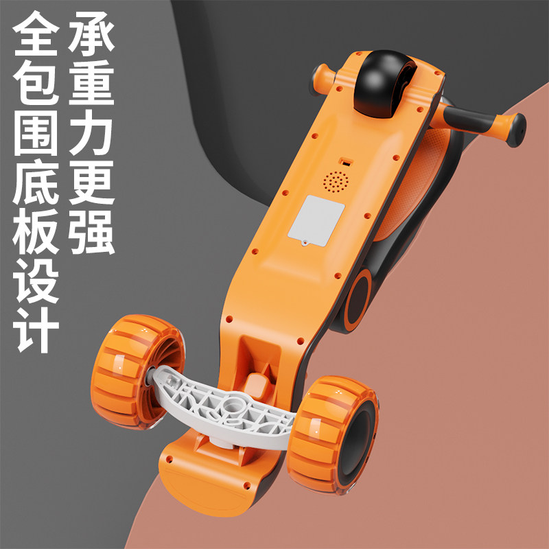 极速滑板车儿童1-3-6-u12岁小孩滑滑车宝宝溜溜车女童踏板车可坐