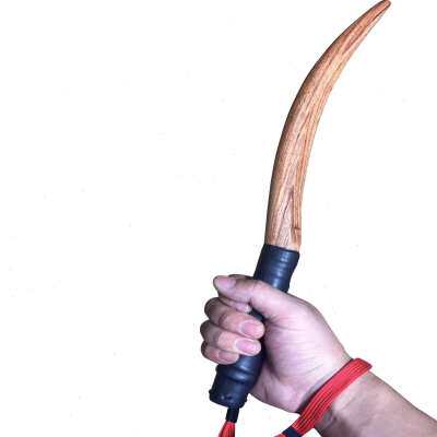 新品。实木龙舟鼓棒月牙鼓槌硬木鼓棒加H粗端午比赛重力防滑龙船