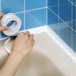 新品Shower Bath Sealing Strip Tape Caulk Strip STelf Adhesiv