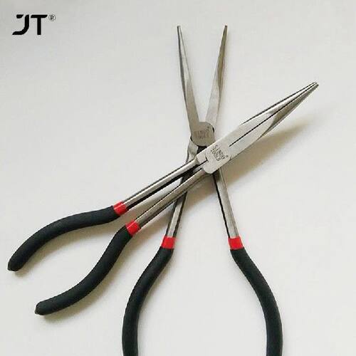 新品Fishing Piliers Curve Straight Long Handle Carbon Steel