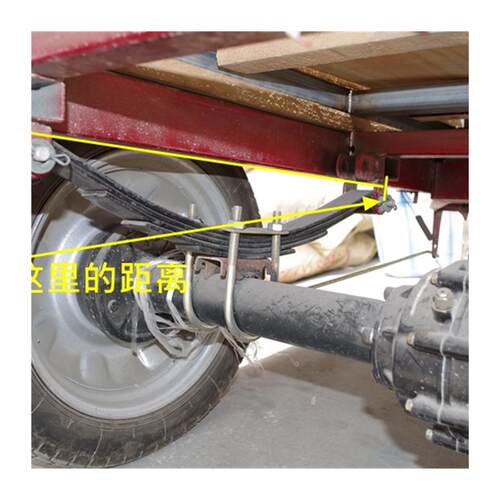 新品电动三轮车钢板弓子板 板簧弹簧板 全封闭四轮V篷车後避震推