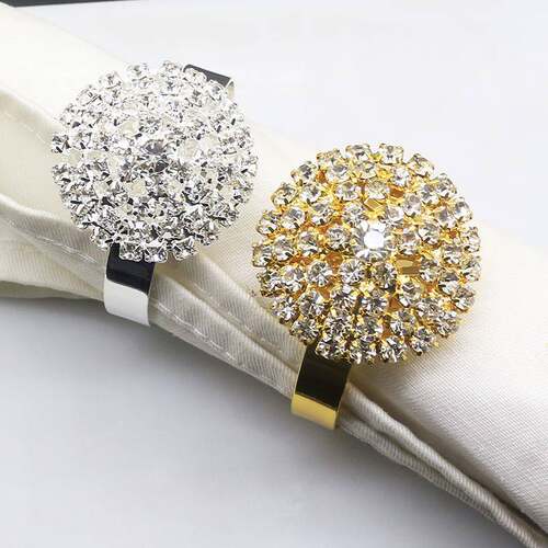 新品Hot Sell Napkin Ring 4PcsLot Holiday Party Dining T.able