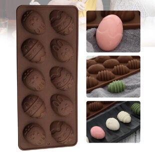 新品Easter Day Egg Shape Silicone Mold Gummy ASnimal Fondant