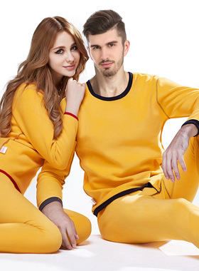 极速Thermal Underwear men Winter Women Long Johns Vsets flee