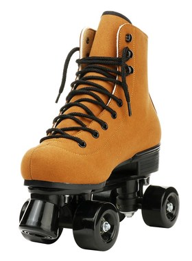 极速Pu Leathher Roller Skates Skate Shoes Outdoor Beginner S