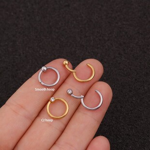 极速women Tragus PieWrcing Helix Ear Earrin Hoop Daith