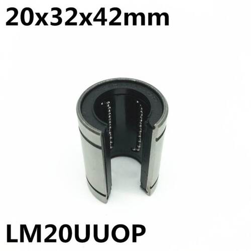 新品2pcs LM20UUOP 20mm Linear bearings Open TypeT LM20OP Fre