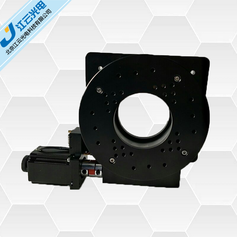 极速江云光电 g电动旋转台Y200RA200 电控旋转工作台转台角度台分