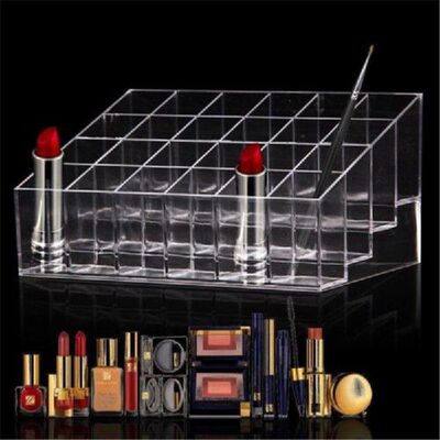 极速40 Lattice Trapezoid Plastic Transparent MaSkeup Display