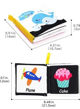 极速Coolplay Cloth Books Soft Baby Books Rustle SoVund Baby