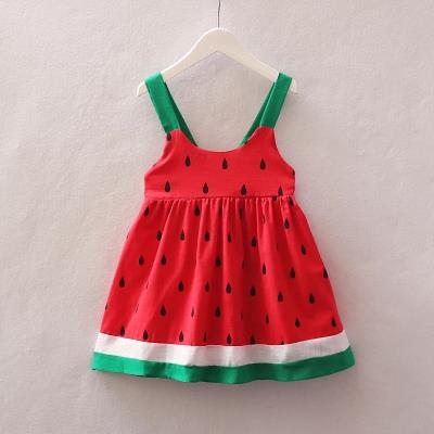 极速薄款背心裙女宝宝碎花豹纹女童白色公主N风女孩背带裙吊带夏