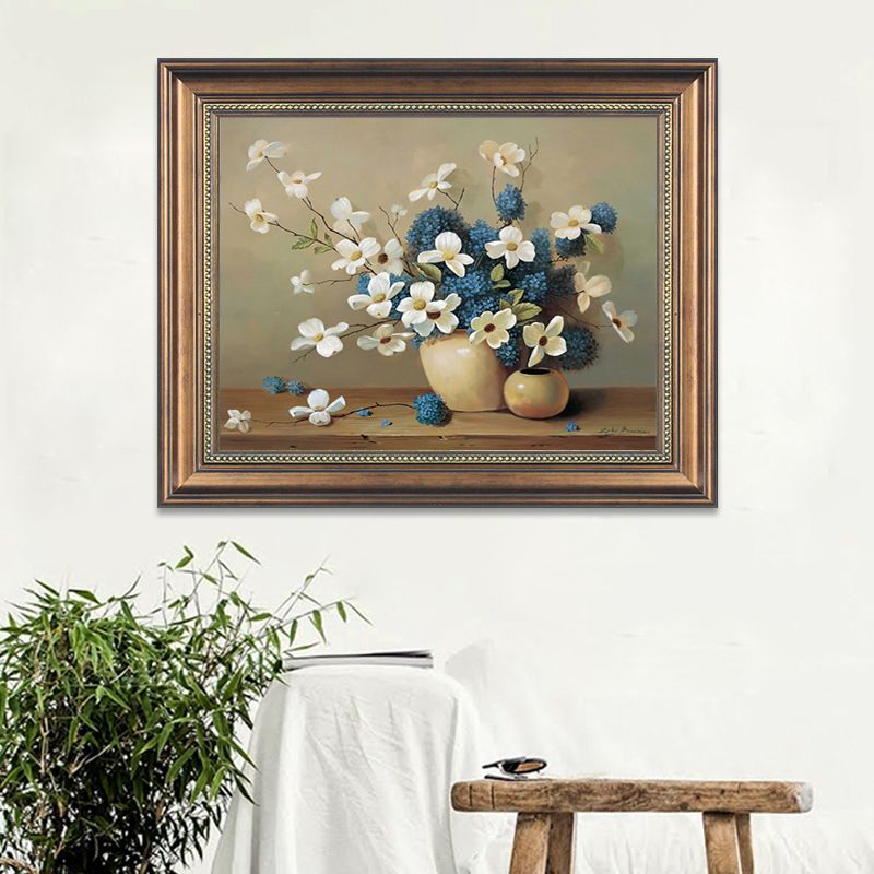 美式餐厅挂画复古油画新款欧式客厅背景墙装饰画艺术画手工肌理画