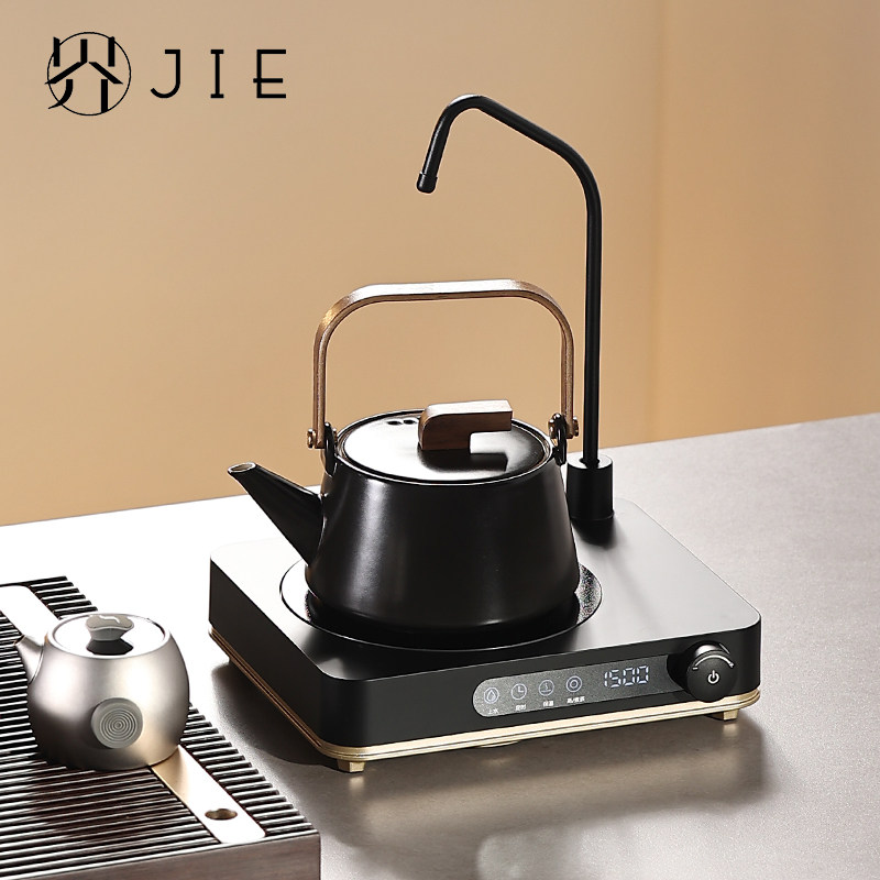 2026茶小南新款静音黑晶炉自动上水大功率家用养生壶陶瓷壶煮茶壶
