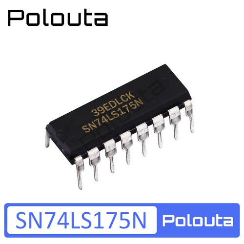 SN74LS175N SN74LS175 四路D型触发器 直插DIP16 POLOUTA