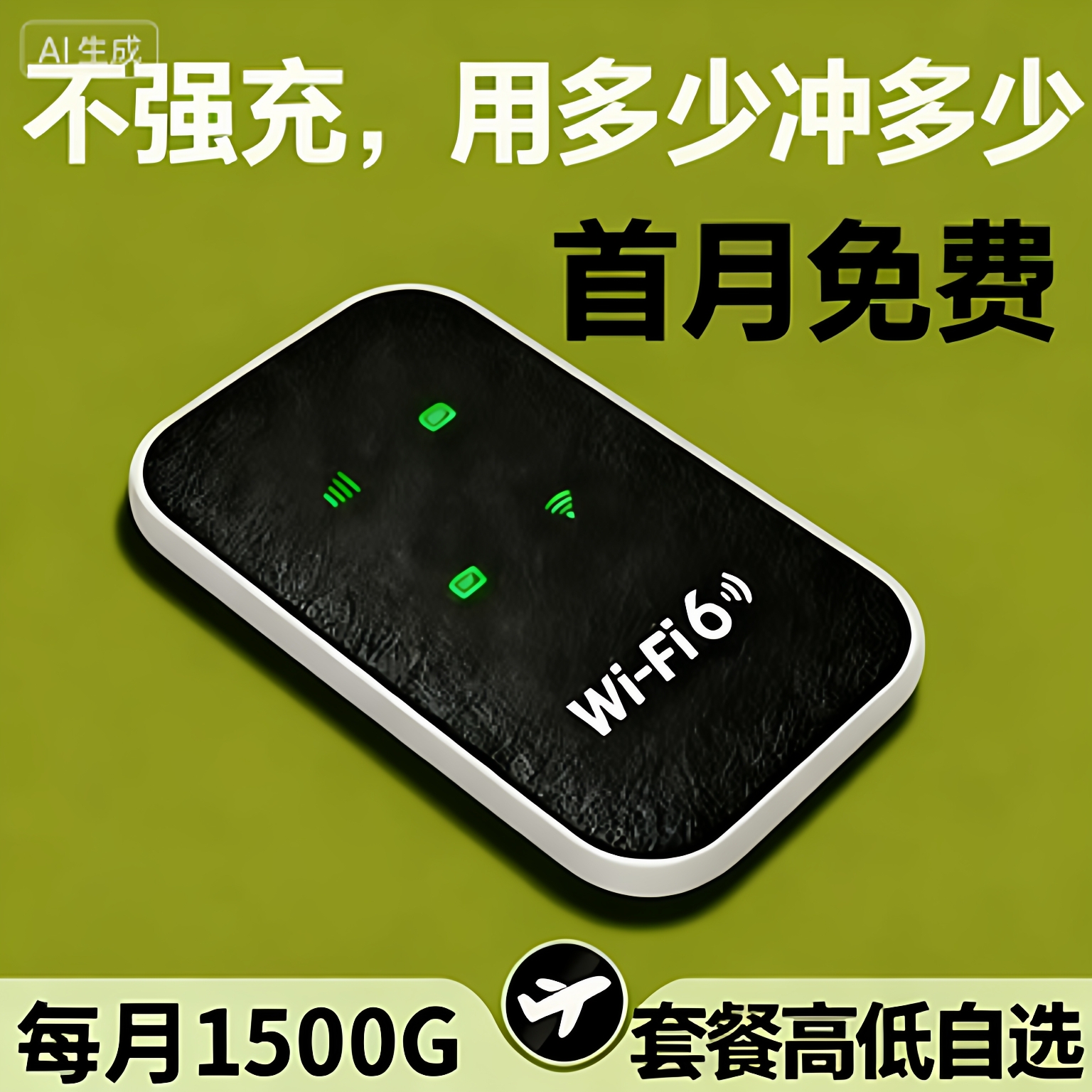 无线随身wifi移动网络路由器宿舍租房宽带户外直播上网随身带网络2025新款车载单月冲超强