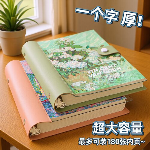 复古风日记本创意B5活页本
