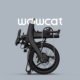 ebike城市通勤公路车 黑色电助力自行车超轻折叠车新款 WOWCAT
