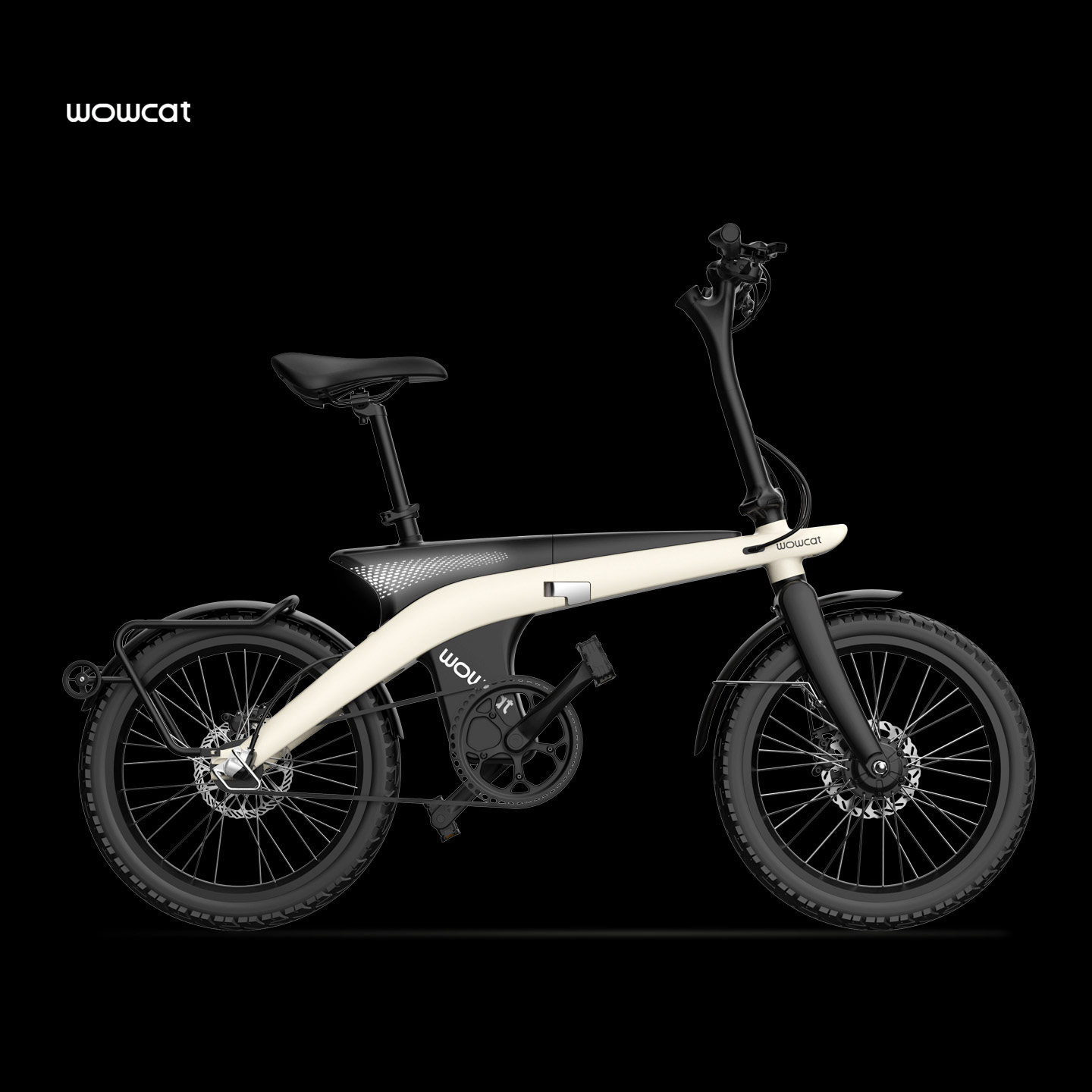 WOWCAT tec7pro电助力自行车ebike折叠车便携高端公路车