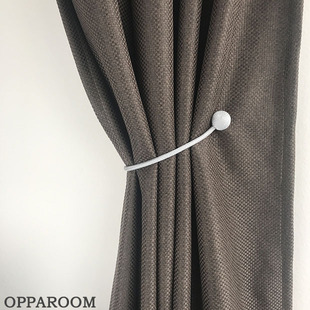 免打孔窗帘系带 绑带欧式百搭创意窗帘扣挂钩绑绳墙钩磁铁窗帘夹