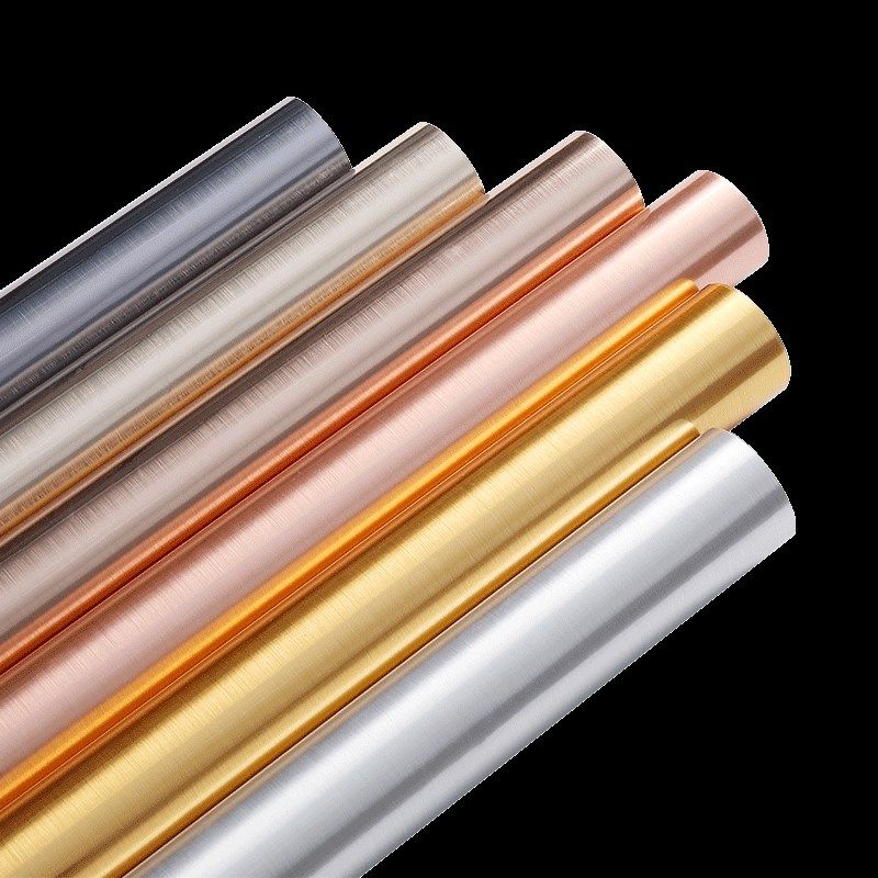 特厚金属膜贴纸自粘防水电梯门冰箱橱柜翻新改色银色拉丝不锈钢膜,家居饰品,软装墙贴,淘宝优惠券,粉丝福利购,淘宝优惠卷